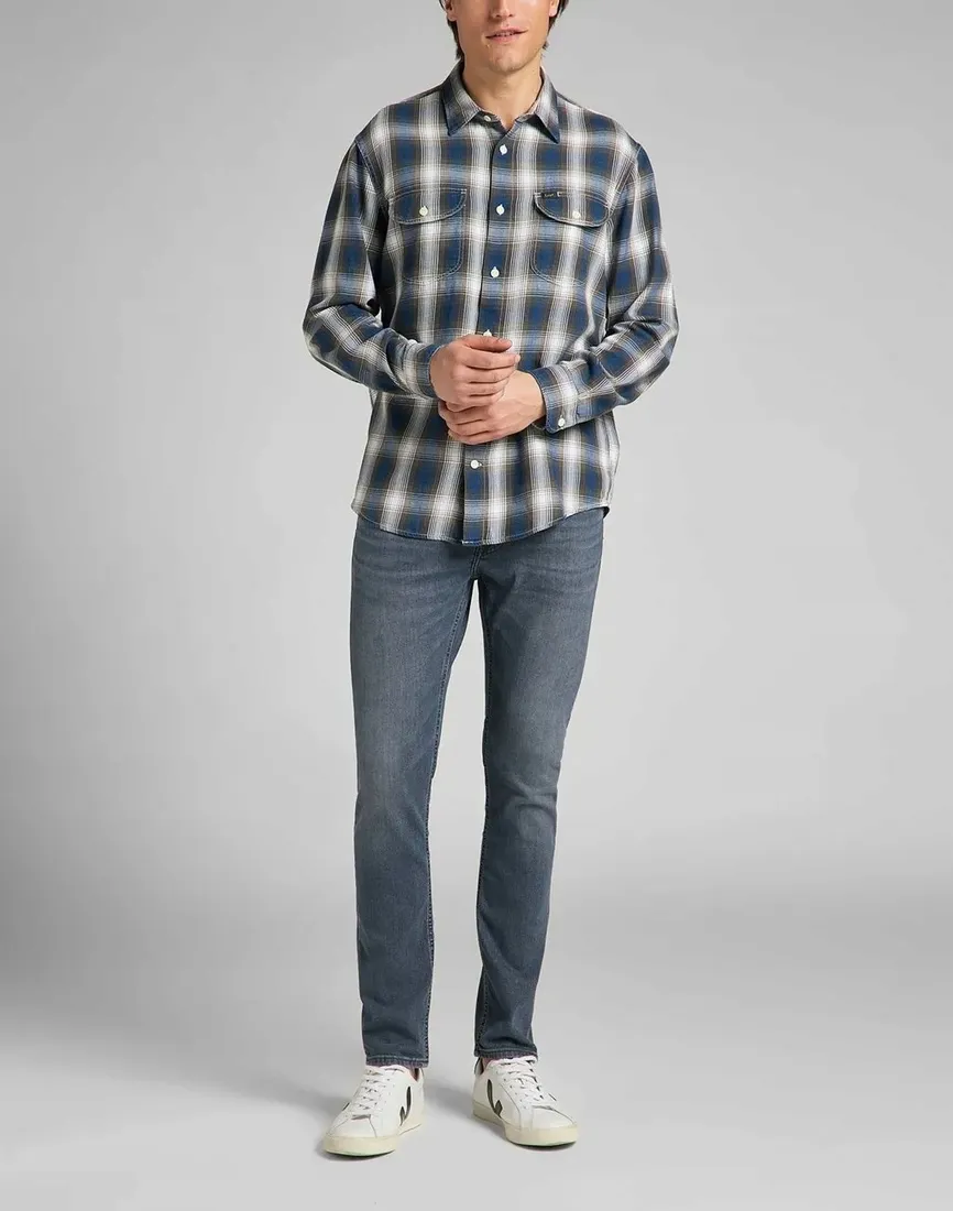 meska-koszula-lee-worker-shirt-m-stan-nowy