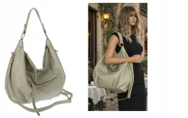 torebka-damska-worek-shopper-a4-hobo-pasek-duza-na-ramie-cc3501-zielona