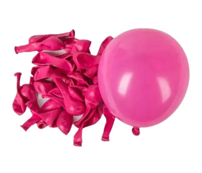 małe balony do girlandy pastelowe różowe fuksja BL17 5' (12cm) - 100 szt