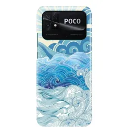 etui-do-xiaomi-poco-c40-sea-life-water-ocean-niebieskie-morskie-top-wzory