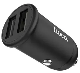 ladowarka-samochodowa-uniwersalna-szybka-mocna-czarna-3-1a-hoco-z30-2xusb