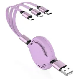 kabel-fioletowy-3w1-zwijany-lightning-micro-usb-usb-c-plaski-ladowarka-1m