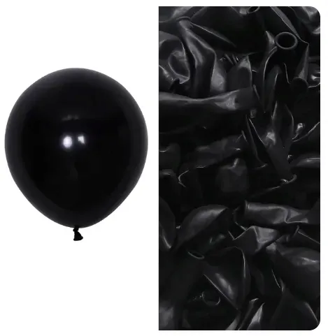 Czarne Balony 100 sztuk 30 cm (12')