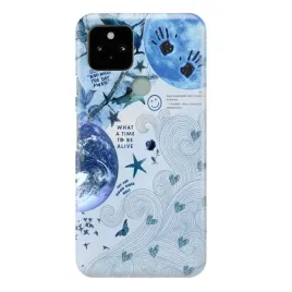 etui-do-google-pixel-5a-sea-life-water-ocean-niebieskie-morskie-top-wzory