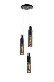 lampa-wiszaca-potrojna-czarna-szklane-dymione-tuby-do-salonu-3-pkt-lucide