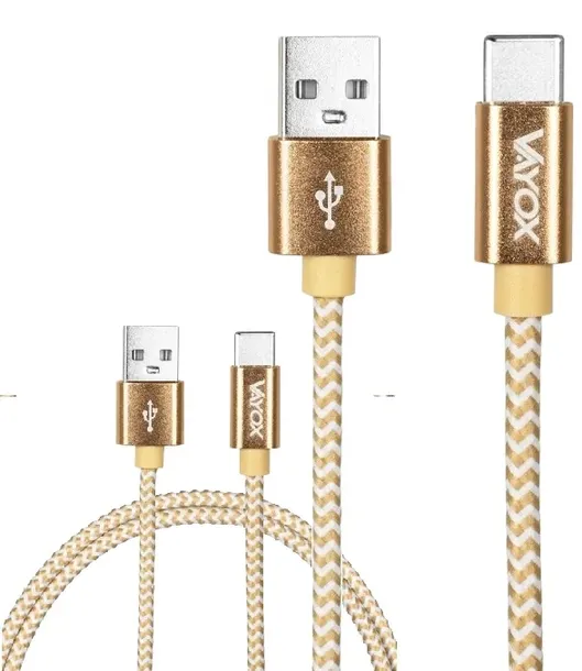 kabel-usb-micro-usb-gold-2m-va0192-vayox-kod-producenta-va0192