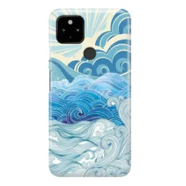 etui-do-google-pixel-4a-5g-sea-life-water-ocean-niebieskie-morskie-wzory
