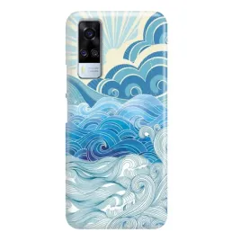 etui-do-vivo-y51-2020-sea-life-water-ocean-niebieskie-morskie-wiele-wzorow
