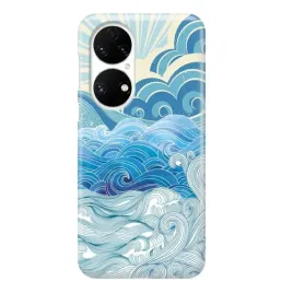 etui-do-huawei-p50-sea-life-water-ocean-niebieskie-morskie-wiele-wzorow