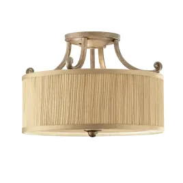 lampa-sufitowa-srebrna-kremowa-plisowany-abazur-klasyczna-okragla-35-feiss