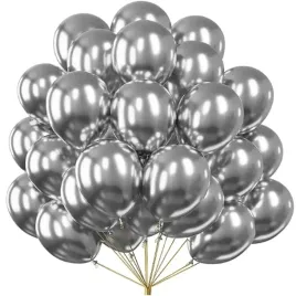 srebrne-balony-chrom-shiny-glossy-gumowe-26-cm-100-szt