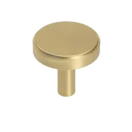 galka-meblowa-okragla-frezo-zloty-szczotkowany-mat-30-mm