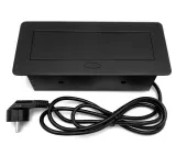 gniazdo-wpuszczane-w-blat-czarne-2xusb-kabel-stan-nowy