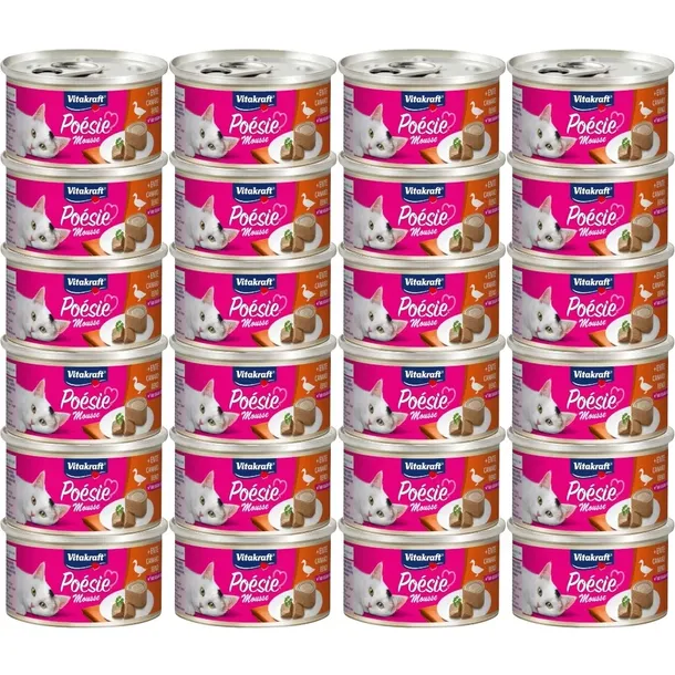 Karma dla kota VITAKRAFT POESIE MUS kaczka 24x85g