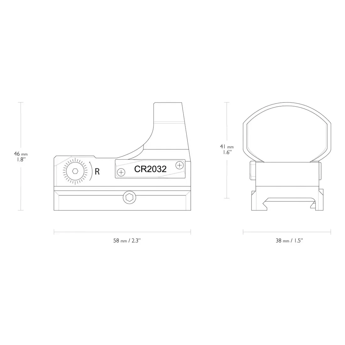 kolimator-otwarty-hawke-reflex-sight-wide-view-circle-dot-stan-nowy