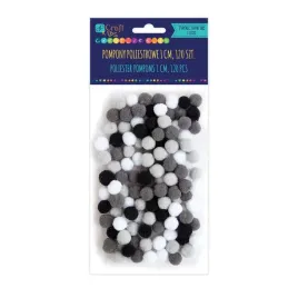 drobne-kuleczki-pompony-dekoracyjne-poliester-1-cm-mix-bialo-czarny-120-szt