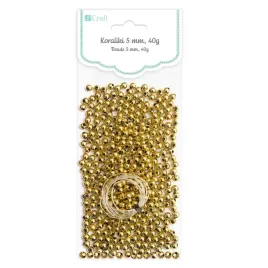 koraliki-okragle-zlote-5mm-zestaw-z-zylka-do-nawlekania-40-g