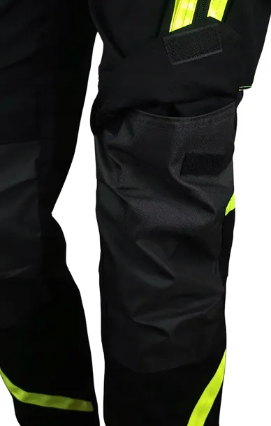 spodnie-robocze-meskie-bhp-mocne-elastyczne-stretch-spandex-odblaskowe-neon-kolor-czarny