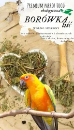 premium-parrot-food-ekologiczna-borowka-lisc-dla-wszystkich-papug-50g