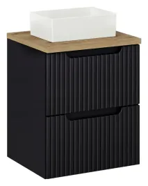 czarna-szafka-lazienkowa-z-umywalka-50-cm-blat-dab-2-szuflady-wiszaca-ryfle