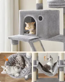 drapak-wysoki-legowisko-slupek-do-drapania-wieza-feandrea-161-220-cm