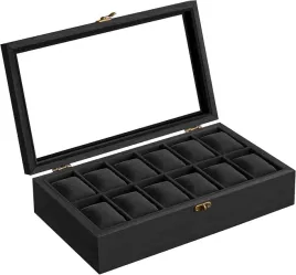 drewniane-etui-na-zegarki-szkatulka-pudelko-organizer-prezent-czarne-12szt