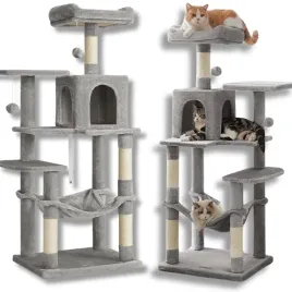 drapak-wysoki-legowisko-slupek-do-drapania-wieza-feandrea-101-160-cm