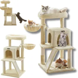 drapak-wysoki-legowisko-maty-do-drapania-wieza-feandrea-61-100-cm