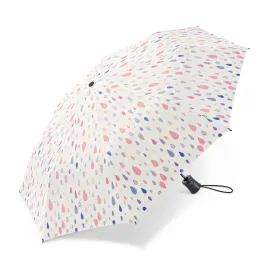 parasol-happy-rain-mini-krople-na-jasnym-tle
