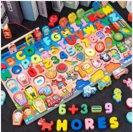 drewniane-zabawki-montessori-owoce-alfabet-cyfrowy