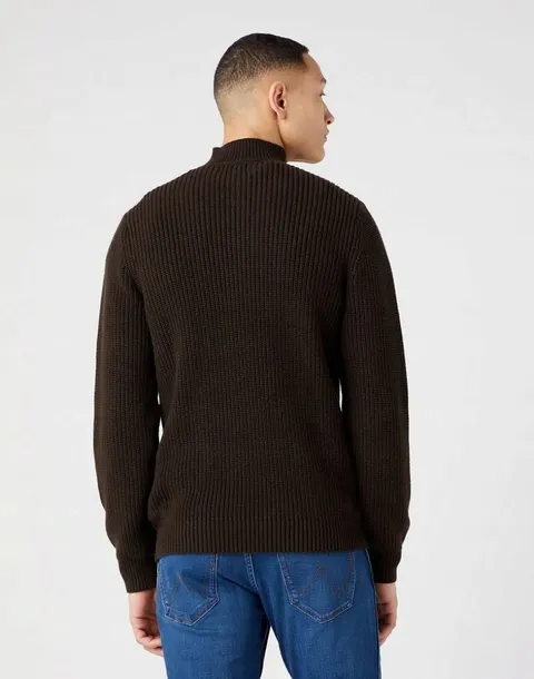 meski-sweter-wrangler-half-zip-knit-3xl-kolor-brazowy
