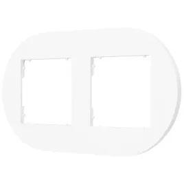 ramka-podwojna-do-lacznikow-i-gniazd-karlik-mini-okragla-kolor-bialy