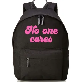 plecak-szkolny-czarny-zabawne-no-one-cares-zespoly-koncerty-merch-wzory