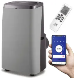 designerski-klimatyzator-przenosny-szary-35kw-klimatyzacja-kalorik-wifi