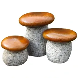 figurki-grzyby-z-granitu-ozdoba-ladny-prezent