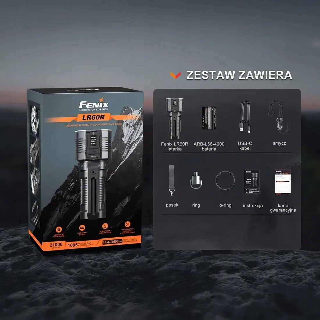 latarka-led-fenix-lr60r-stan-nowy