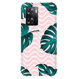 etui-antishock-do-oppo-a57-pink-green-planty-rosliny-liscie-wiele-wzorow
