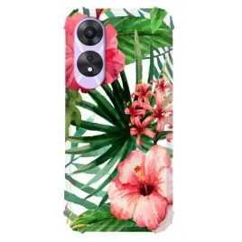 etui-antishock-do-oppo-a58-5g-pink-green-planty-rosliny-liscie-mix-wzorow