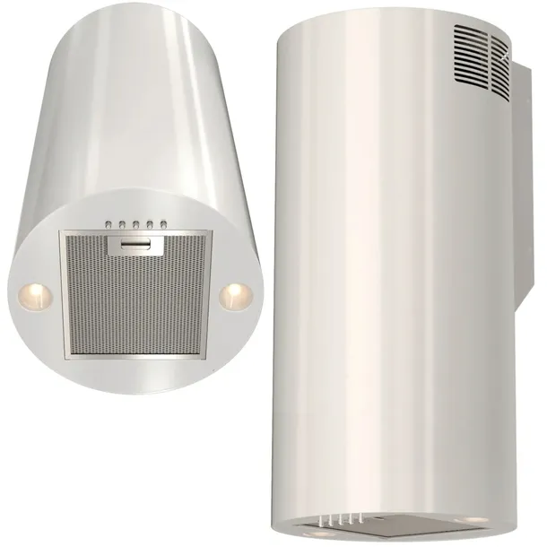 Okap kominowy MAAN Elba WPB 731 60 cm | LED | filtry aluminiowe | biały