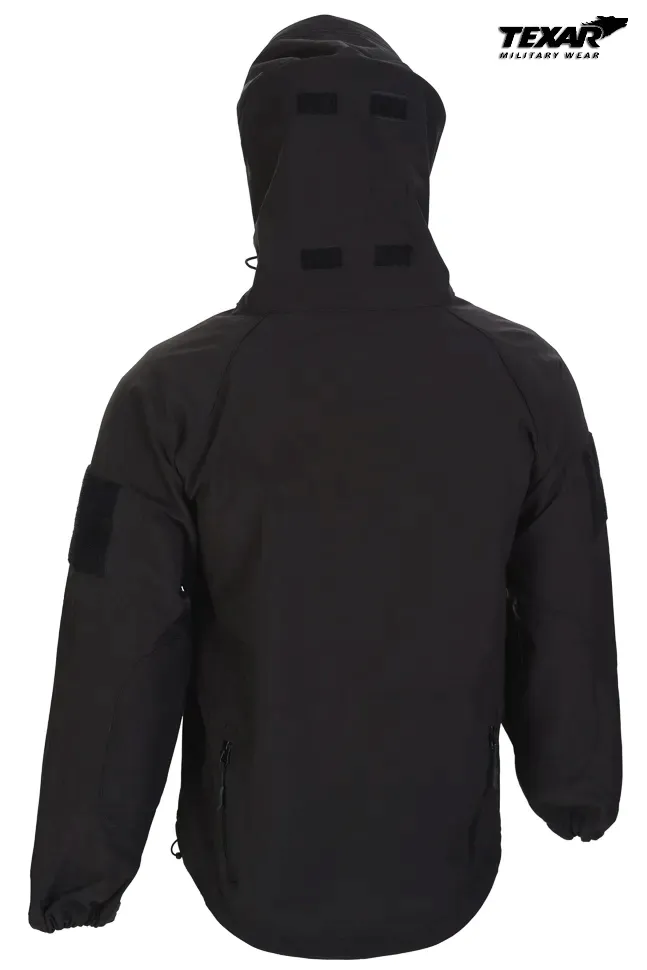 texar-kurtka-softshell-falcon-kaptur-czarna-m-stan-nowy
