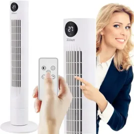wentylator-kolumnowy-xl-60w-bialy-cichy-panel-led-pilot-oscylacja-termometr