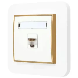 gniazdo-internetowe-rj45-1x-ramka-zaokraglona-seria-mini-kolor-bialy-zloty