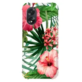 etui-antishock-do-oppo-a38-4g-pink-green-planty-rosliny-liscie-mix-wzorow