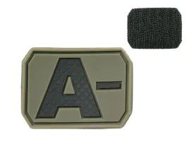 naszywka-rzep-3d-oliv-grupa-krwi-a-minus-a-