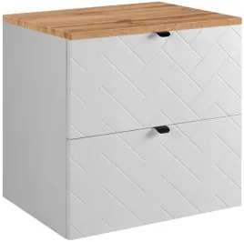 biala-szafka-pod-umywalke-60-cm-z-blatem-wotan-wiszaca-frezowane-szuflady