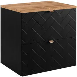 czarna-szafka-pod-umywalke-60-cm-z-blatem-wotan-wiszaca-frezowane-szuflady