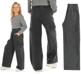 szerokie-bojowki-jeans-czarny-spodnie-wide-leg-roz-152-produkcja-pl