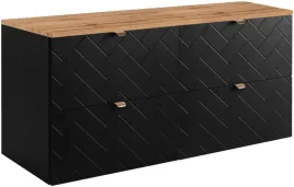 czarna-szafka-pod-umywalke-120-cm-z-blatem-wotan-wiszaca-frezowane-szuflady