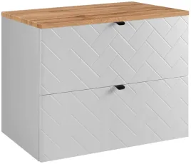 biala-szafka-pod-umywalke-80-cm-z-blatem-wotan-wiszaca-frezowane-szuflady