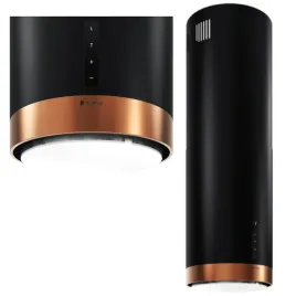 okap-wyspowy-kuchenny-tuba-globalo-heweno-czarny-mat-miedz-43db-675m3-h-led
